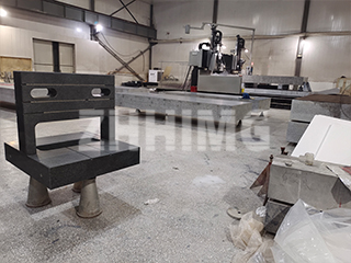 Custom-made granite parts