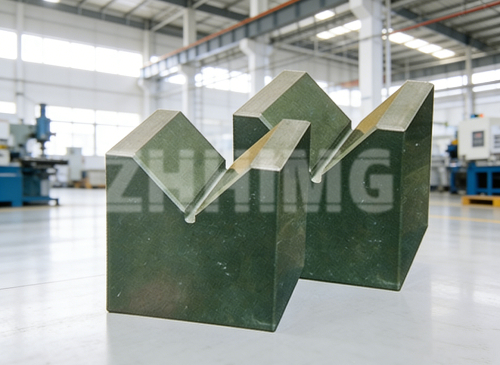 Precision granite structural components in production facility
