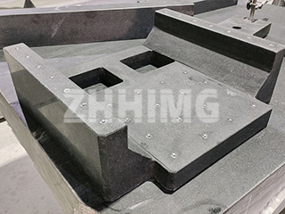granite platform installation