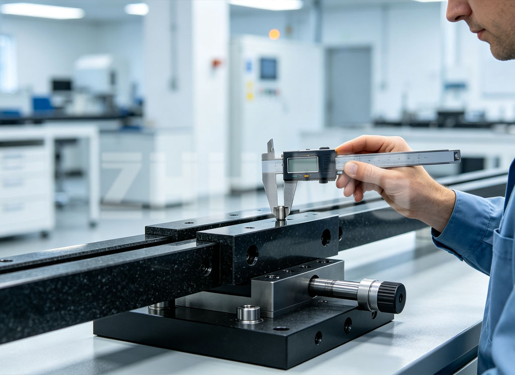 granite wafer handling stage