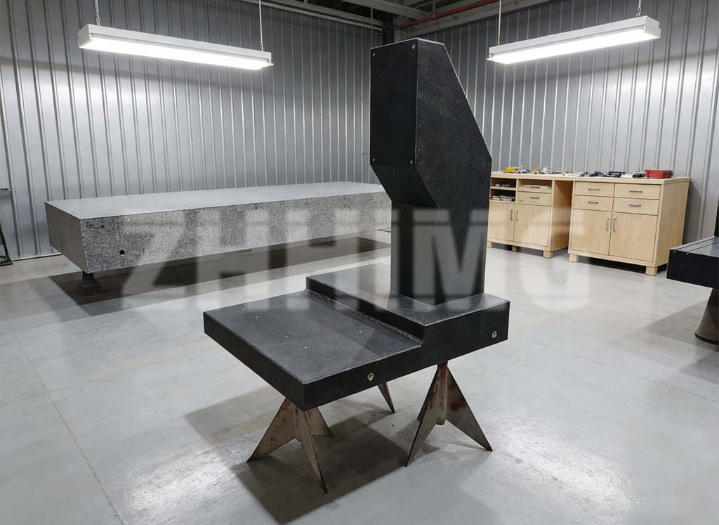 non destructive testing granite assembly